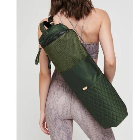 Karma Quilted Yoga Mat Bag SOL AND SELENE gym bag - Picture 1 of 9